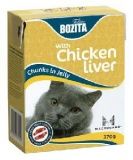 Консервы для кошек Bozita куриная печень в желе 0,37 кг.